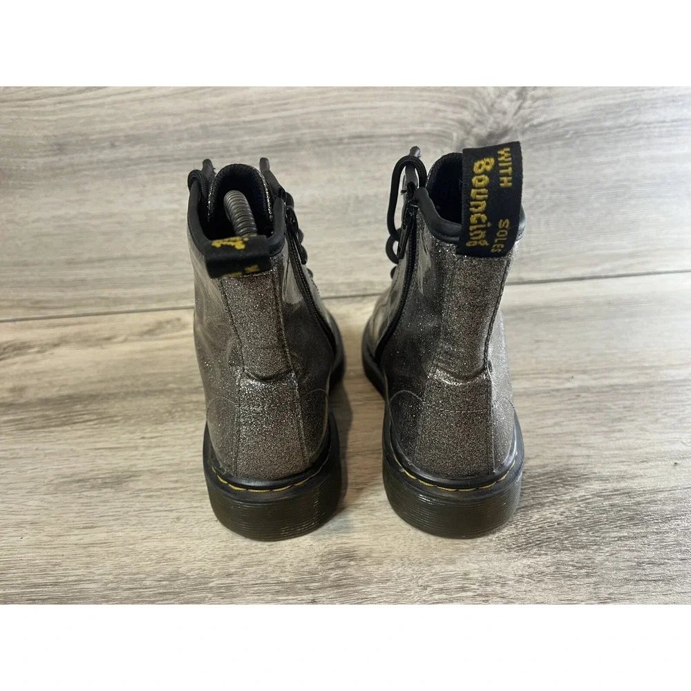 Doc Martens 1460 Glitter j Multi Core Kids Sz 3‎ Glitter Combat Boots Dr Martens
